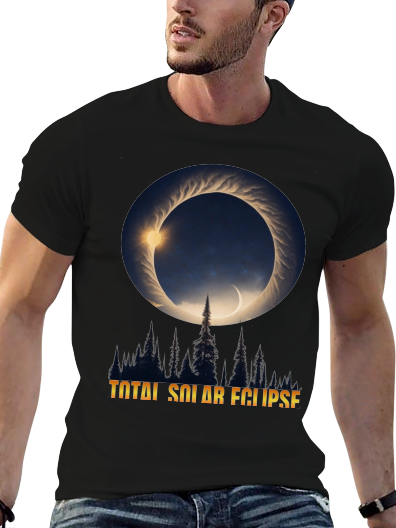 Total Solar Eclipse Graphic T-Shirt