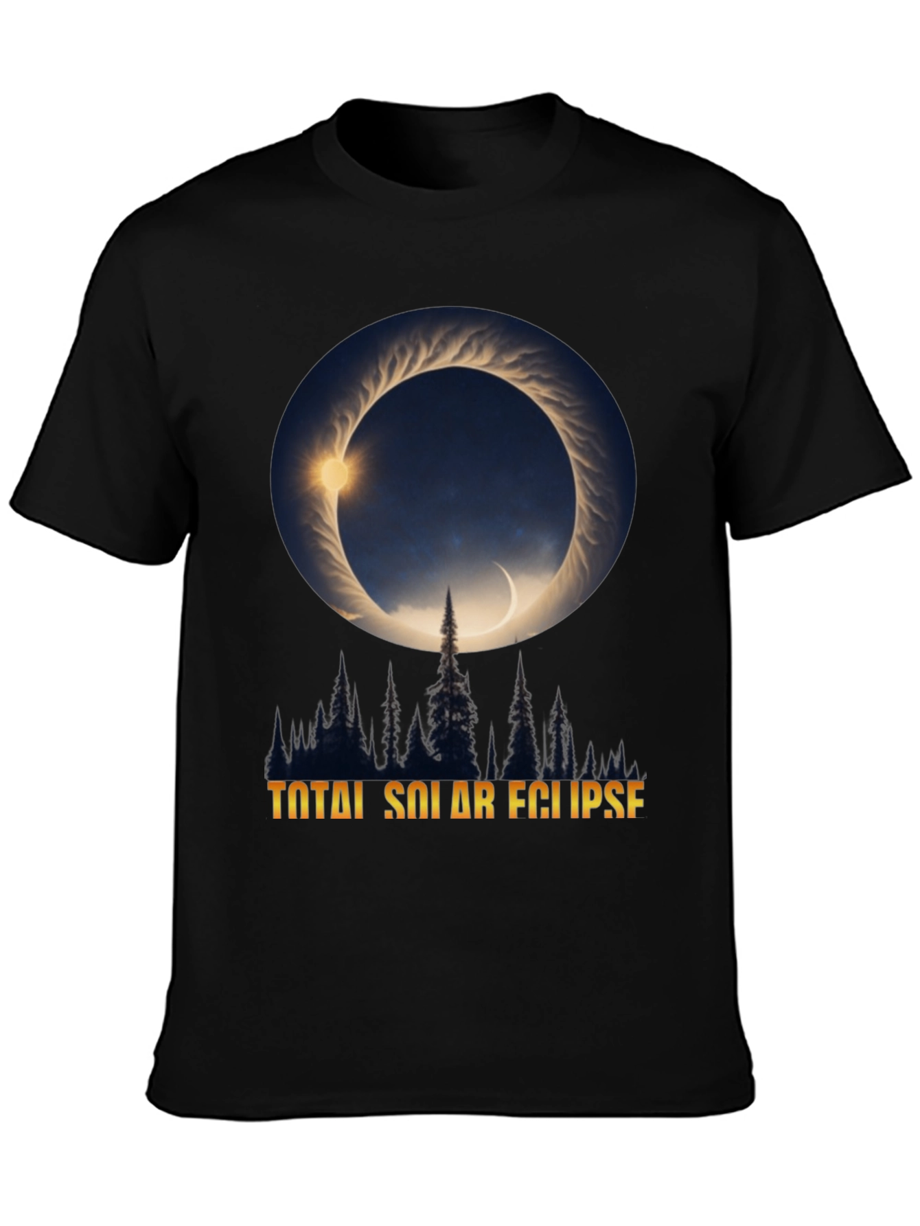 Total Solar Eclipse Graphic T-Shirt