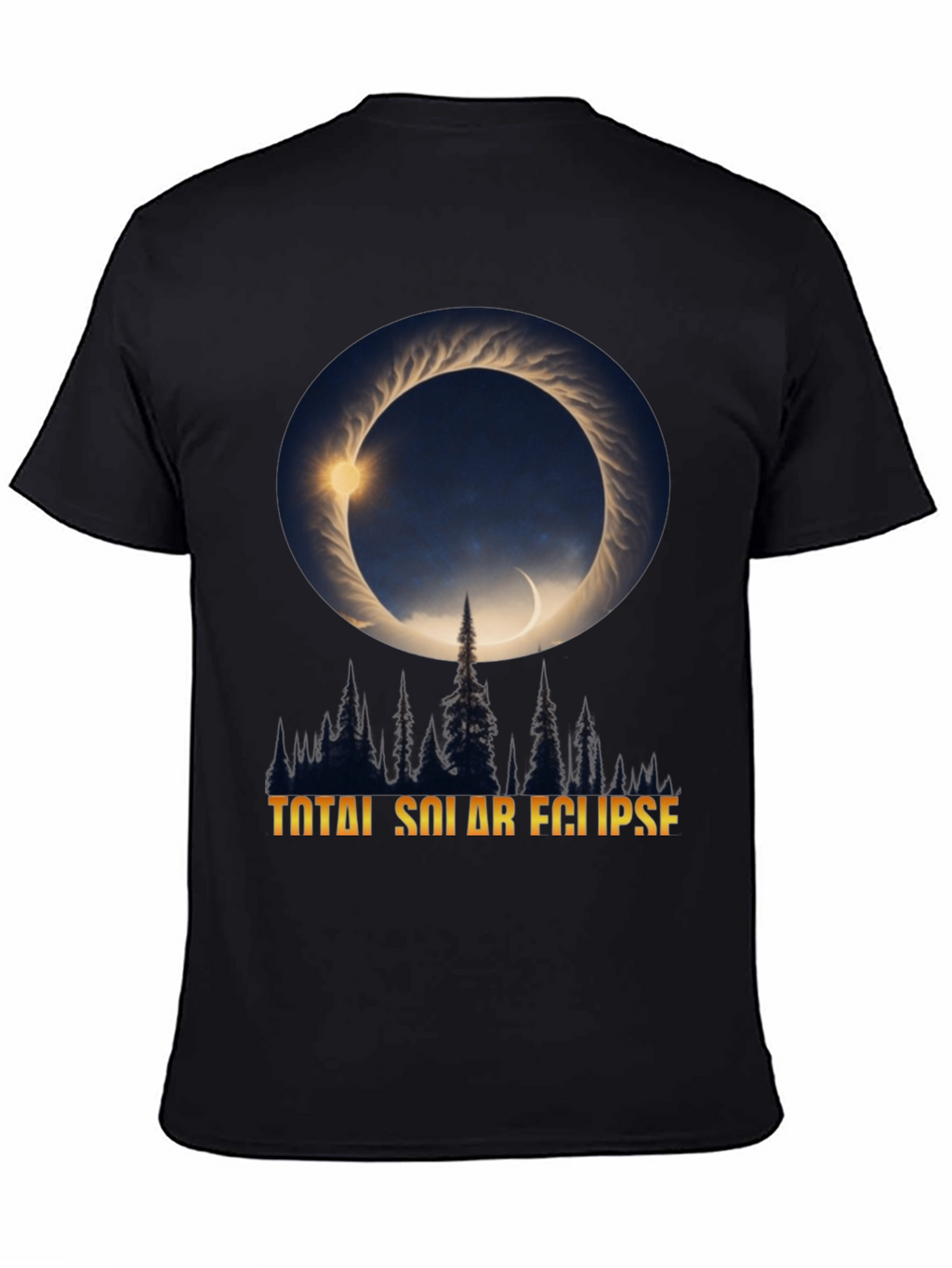 Total Solar Eclipse Graphic T-Shirt