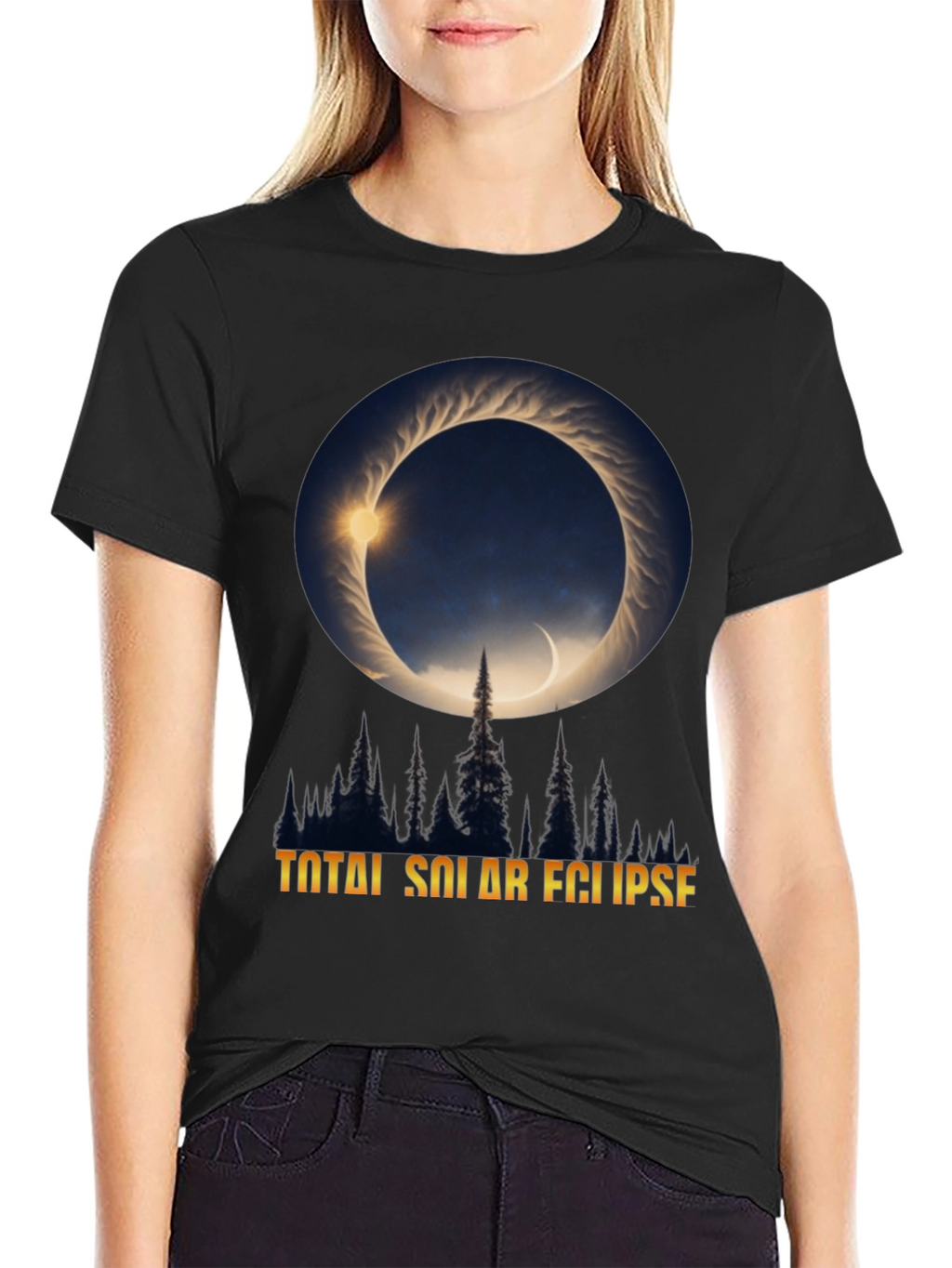 Total Solar Eclipse Graphic T-Shirt