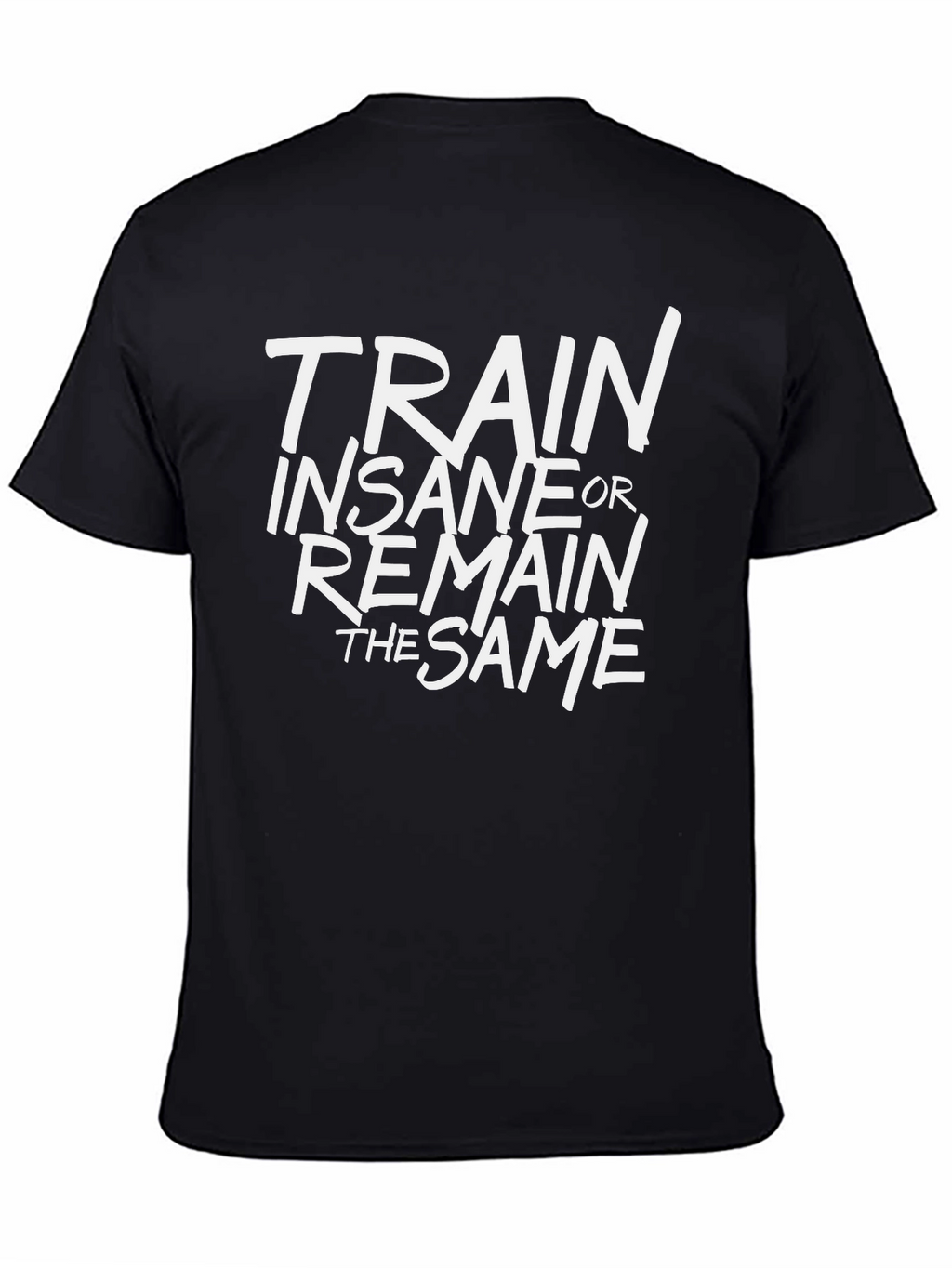 Train Insane or Remain the Same Black T-Shirt