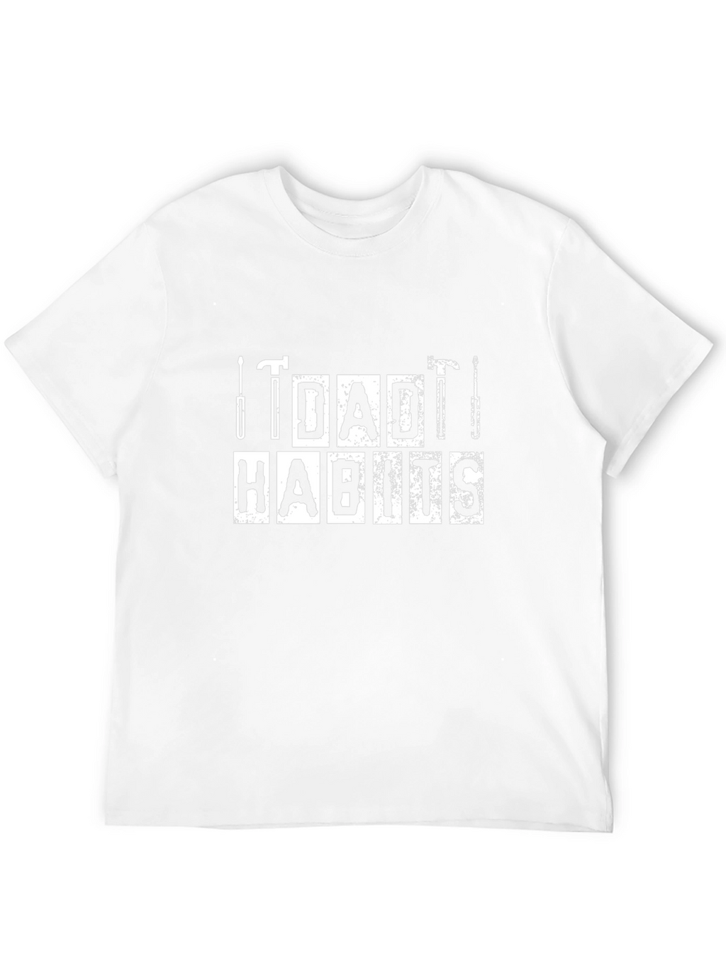 Dad Habits Graphic T-Shirt - Black Cotton Tee