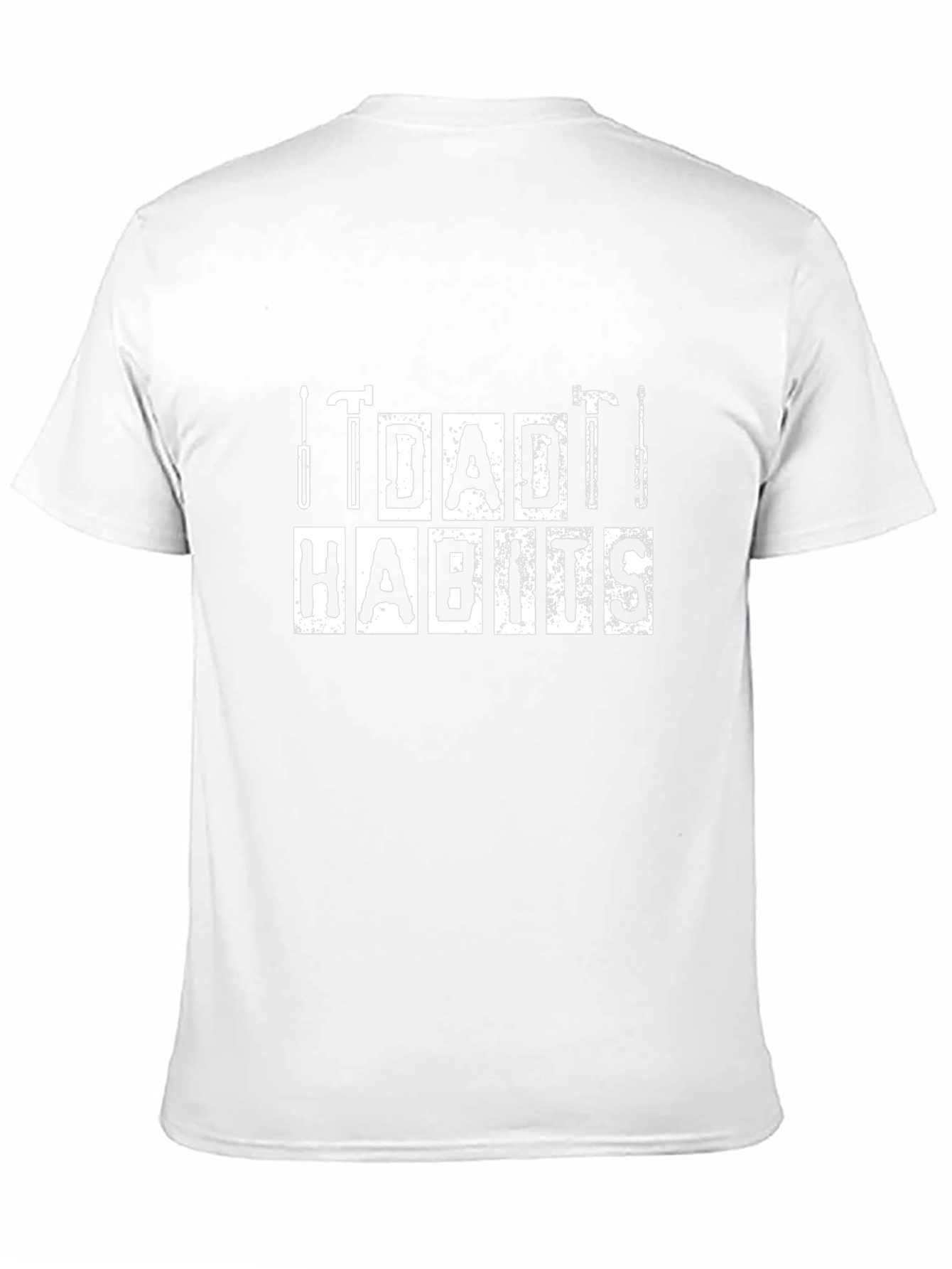 Dad Habits Graphic T-Shirt - Black Cotton Tee