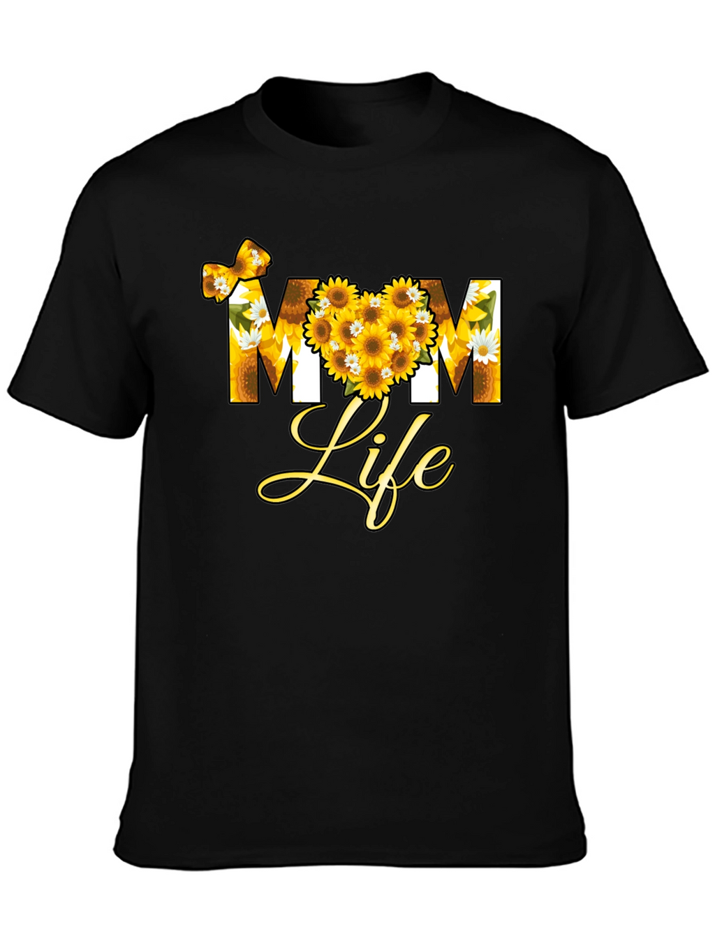 Mom Life Sunflower Graphic Tee