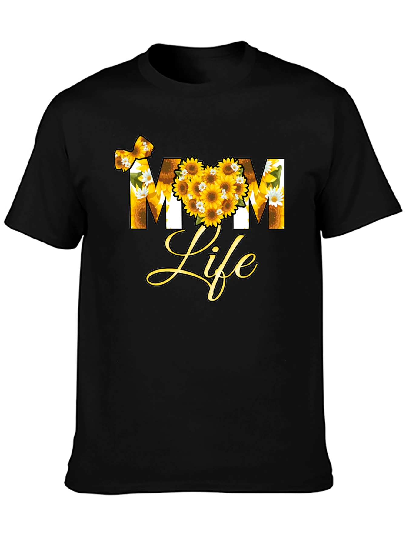 Mom Life Sunflower Graphic Tee