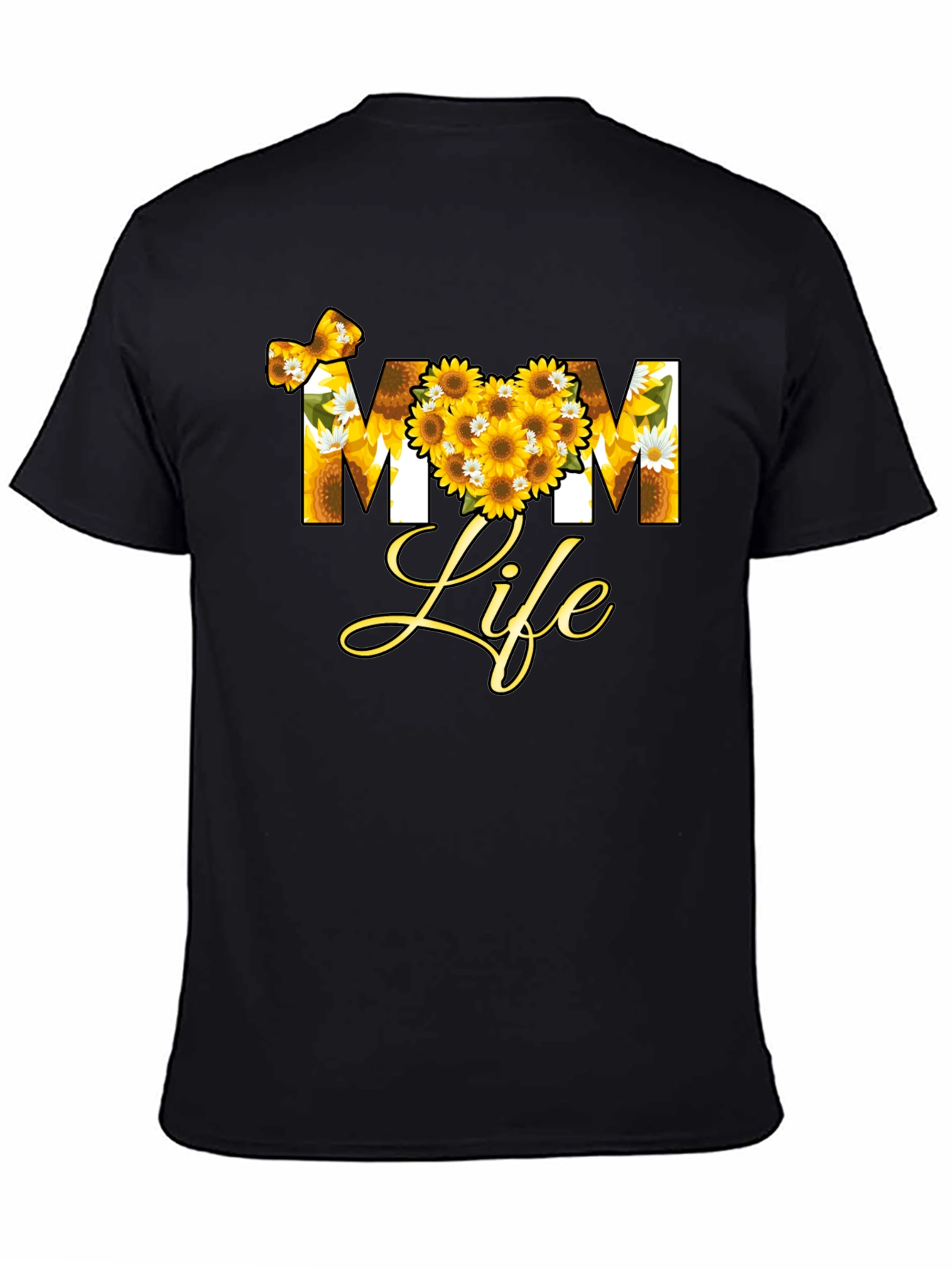 Mom Life Sunflower Graphic Tee
