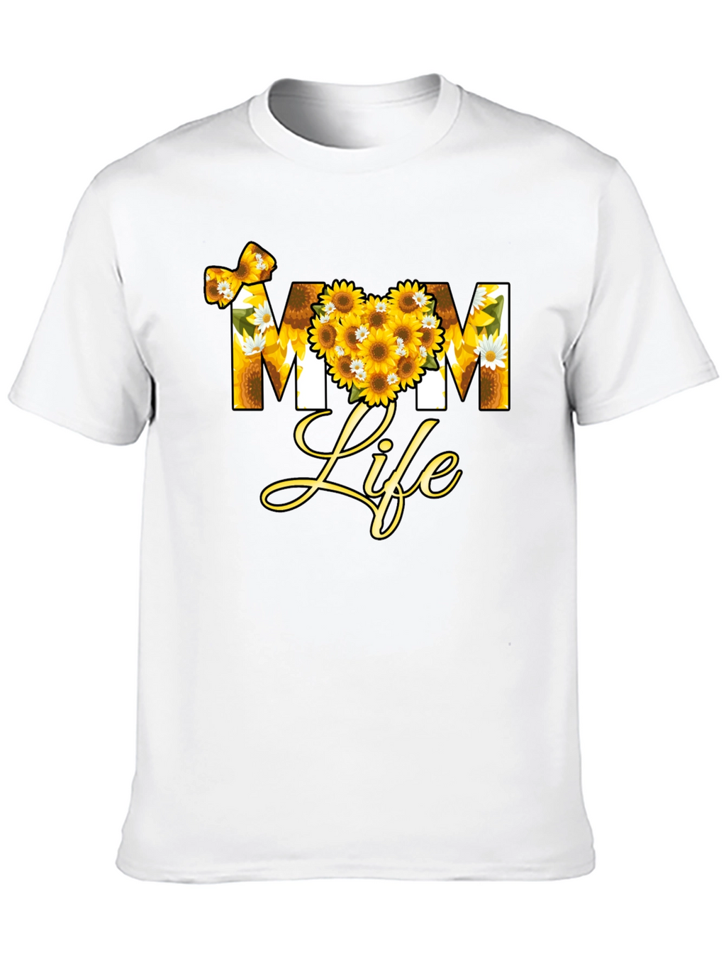Mom Life Sunflower Graphic Tee