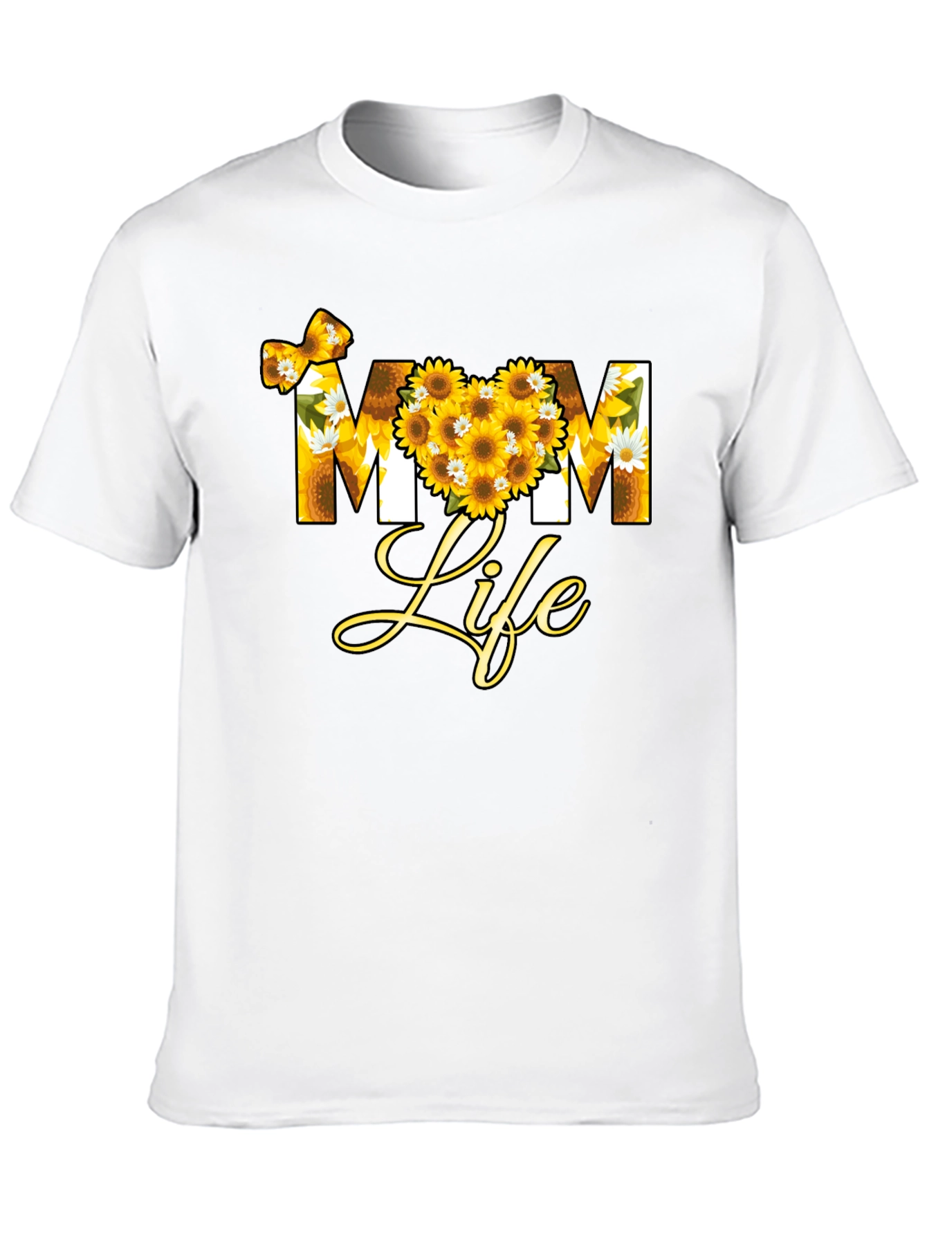 Mom Life Sunflower Graphic Tee