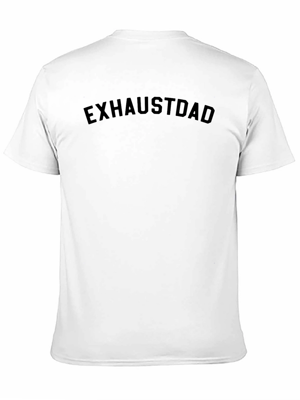 Exhaustdad Black Graphic Tee - Casual Comfort