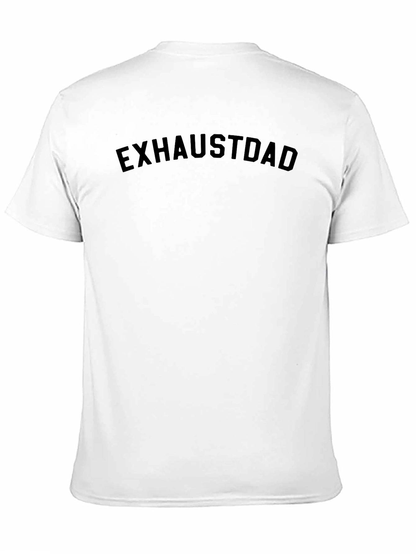 Exhaustdad Black Graphic Tee - Casual Comfort