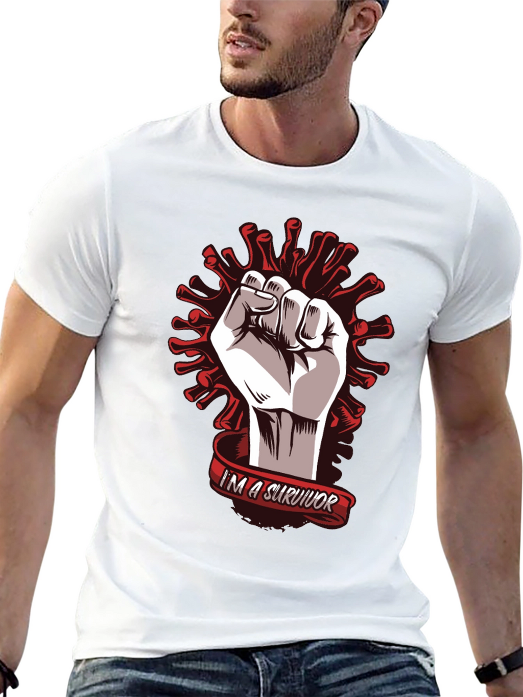 Survivor Graphic Tee - Fight the Virus