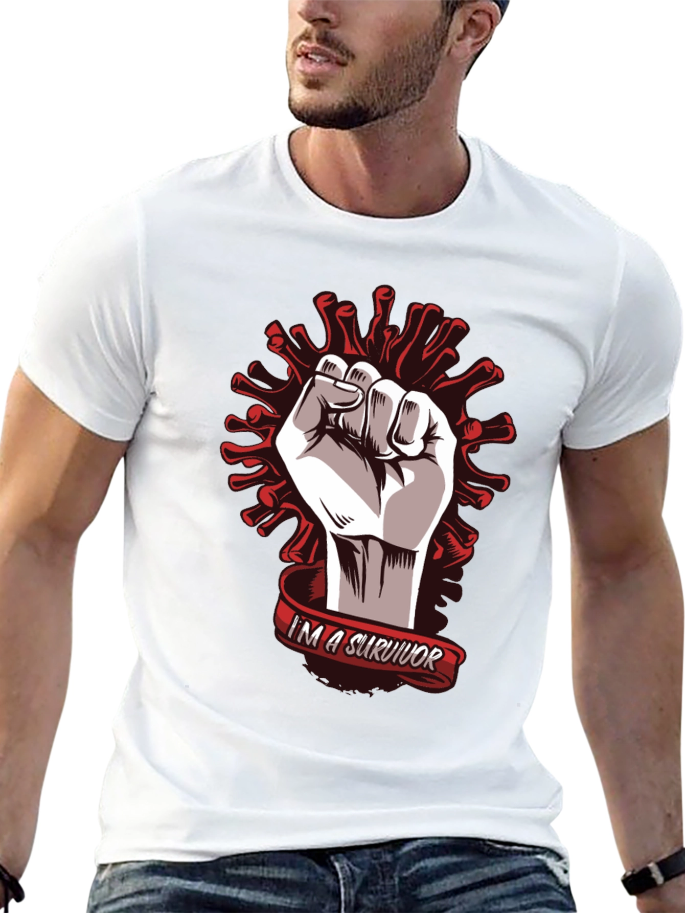 Survivor Graphic Tee - Fight the Virus