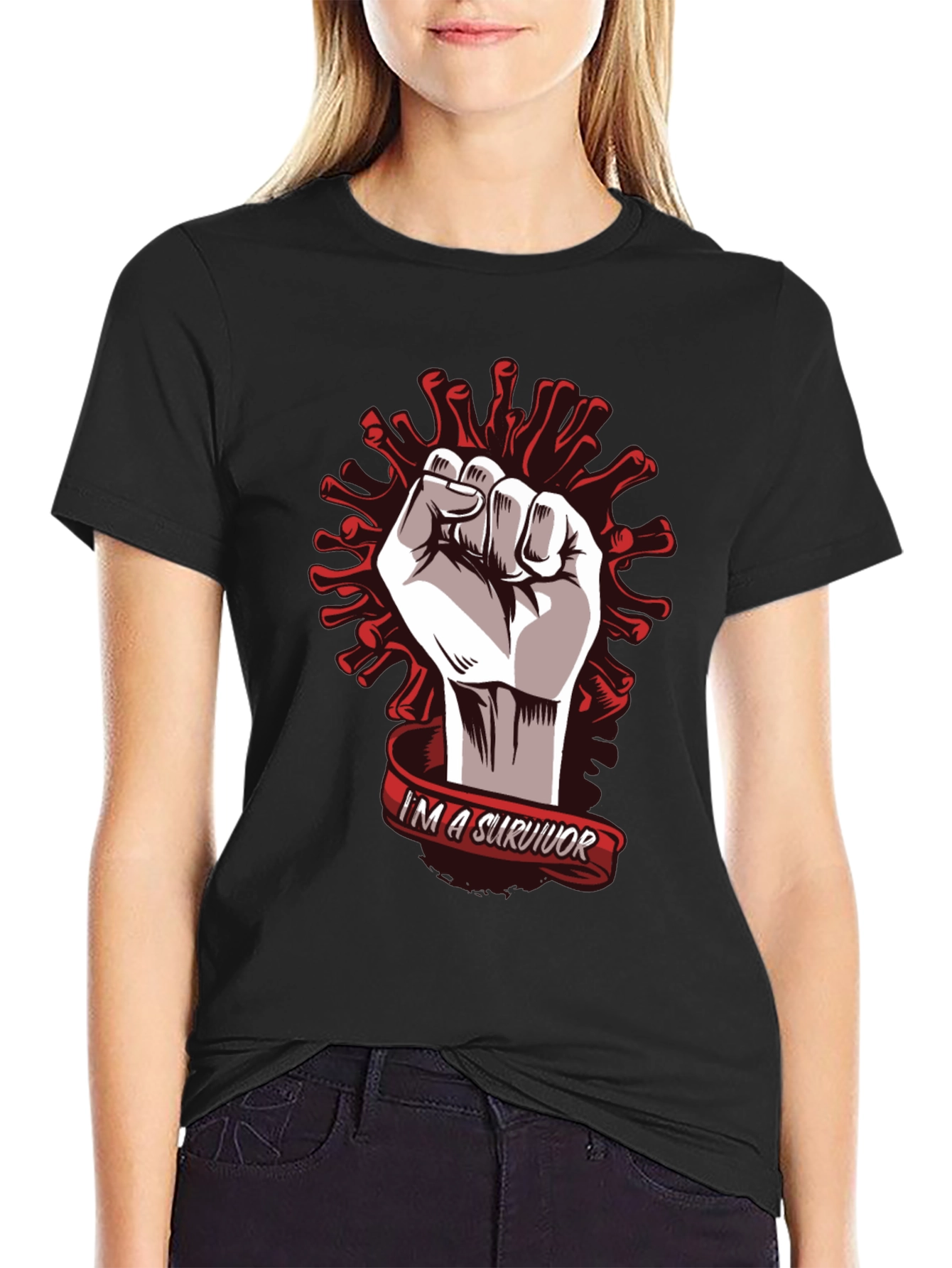 Survivor Graphic Tee - Fight the Virus