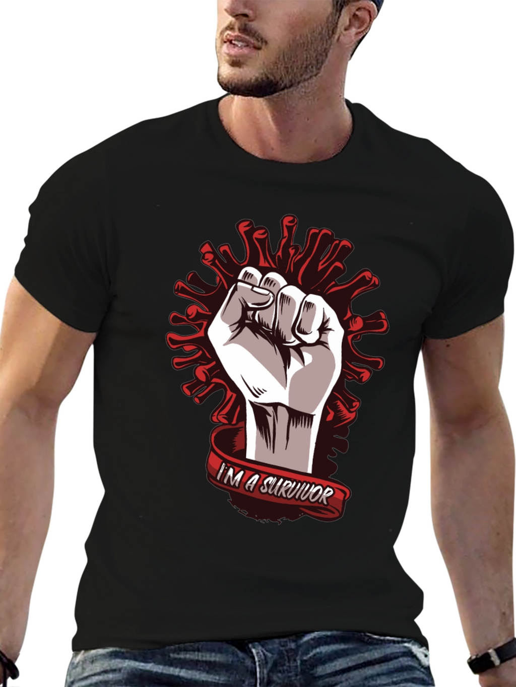 Survivor Graphic Tee - Fight the Virus