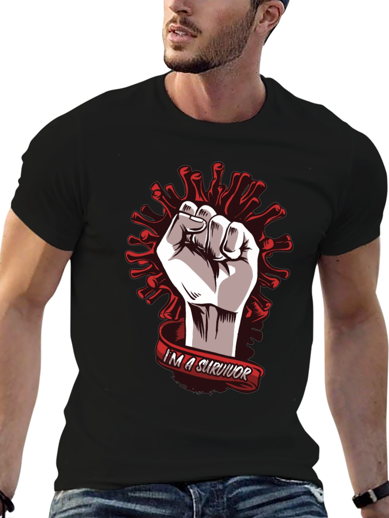 Survivor Graphic Tee - Fight the Virus