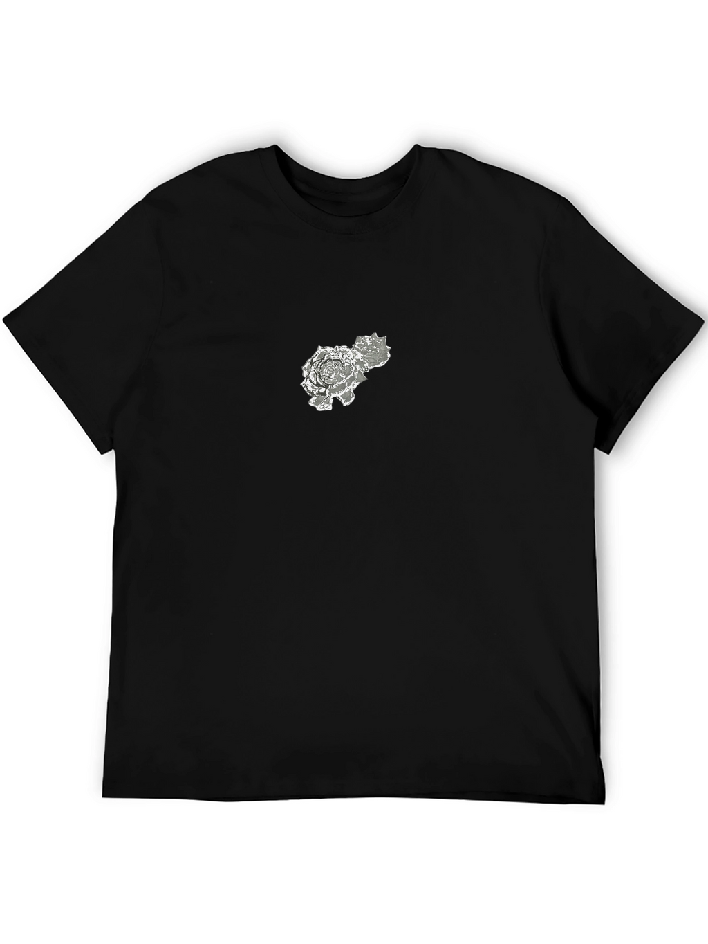Black Rose Graphic Tee - Stylish Casual Wear