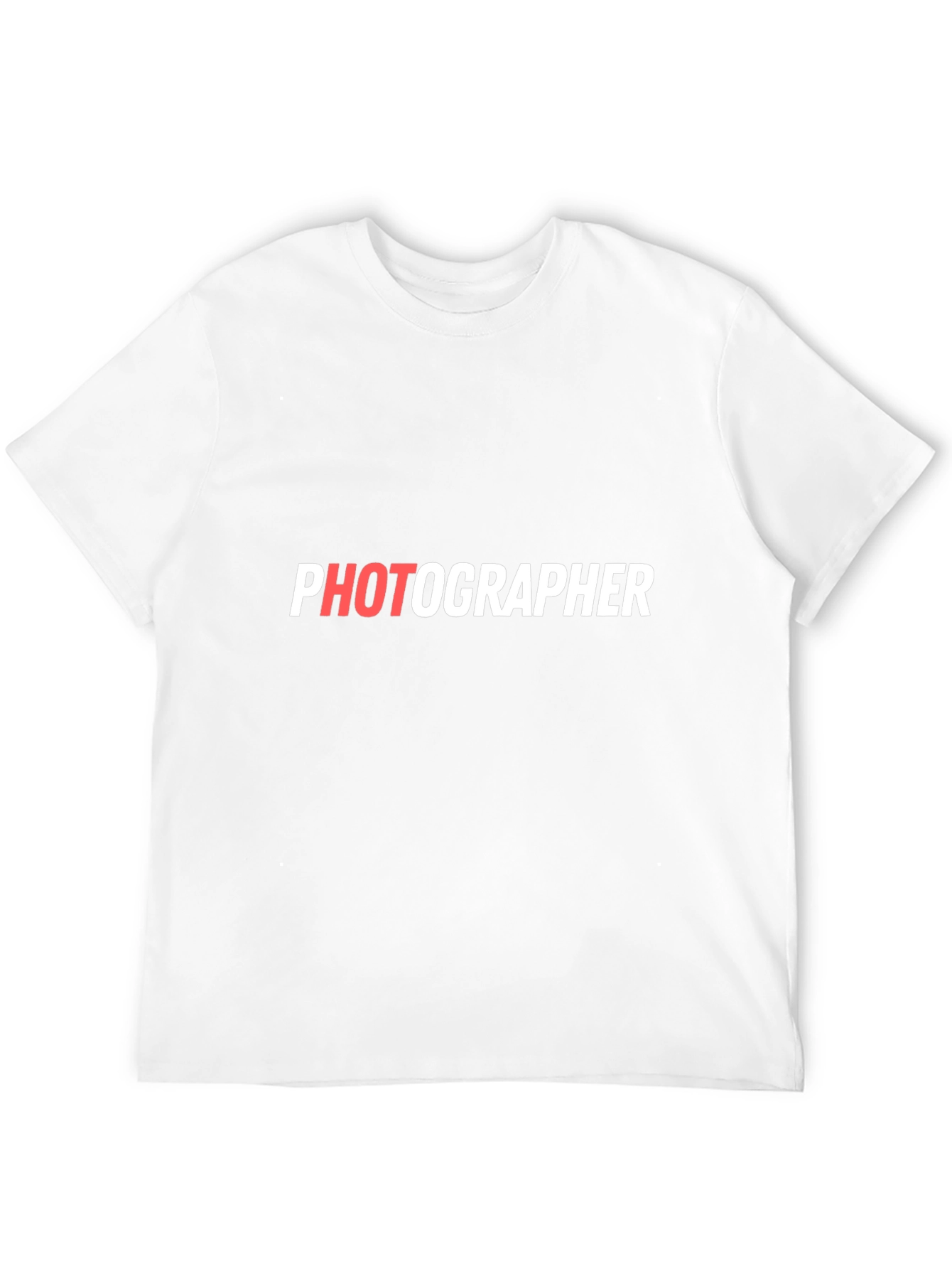 Photographer Graphic Tee - Stylish Black Cotton T-Shirt