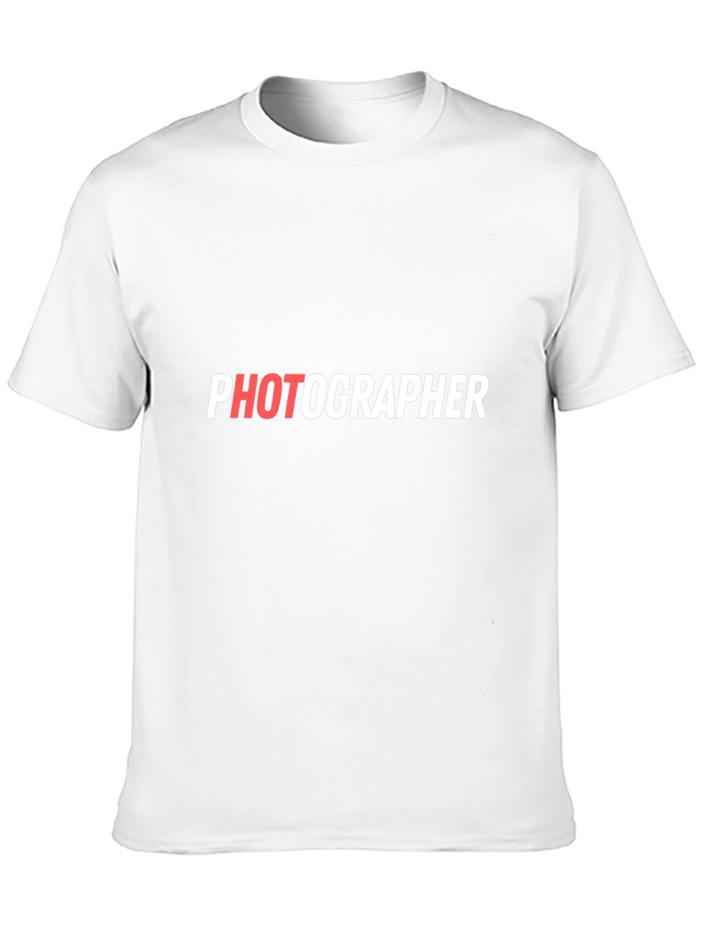 Photographer Graphic Tee - Stylish Black Cotton T-Shirt