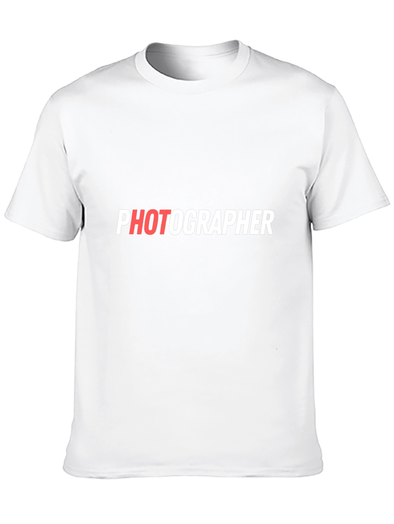 Photographer Graphic Tee - Stylish Black Cotton T-Shirt