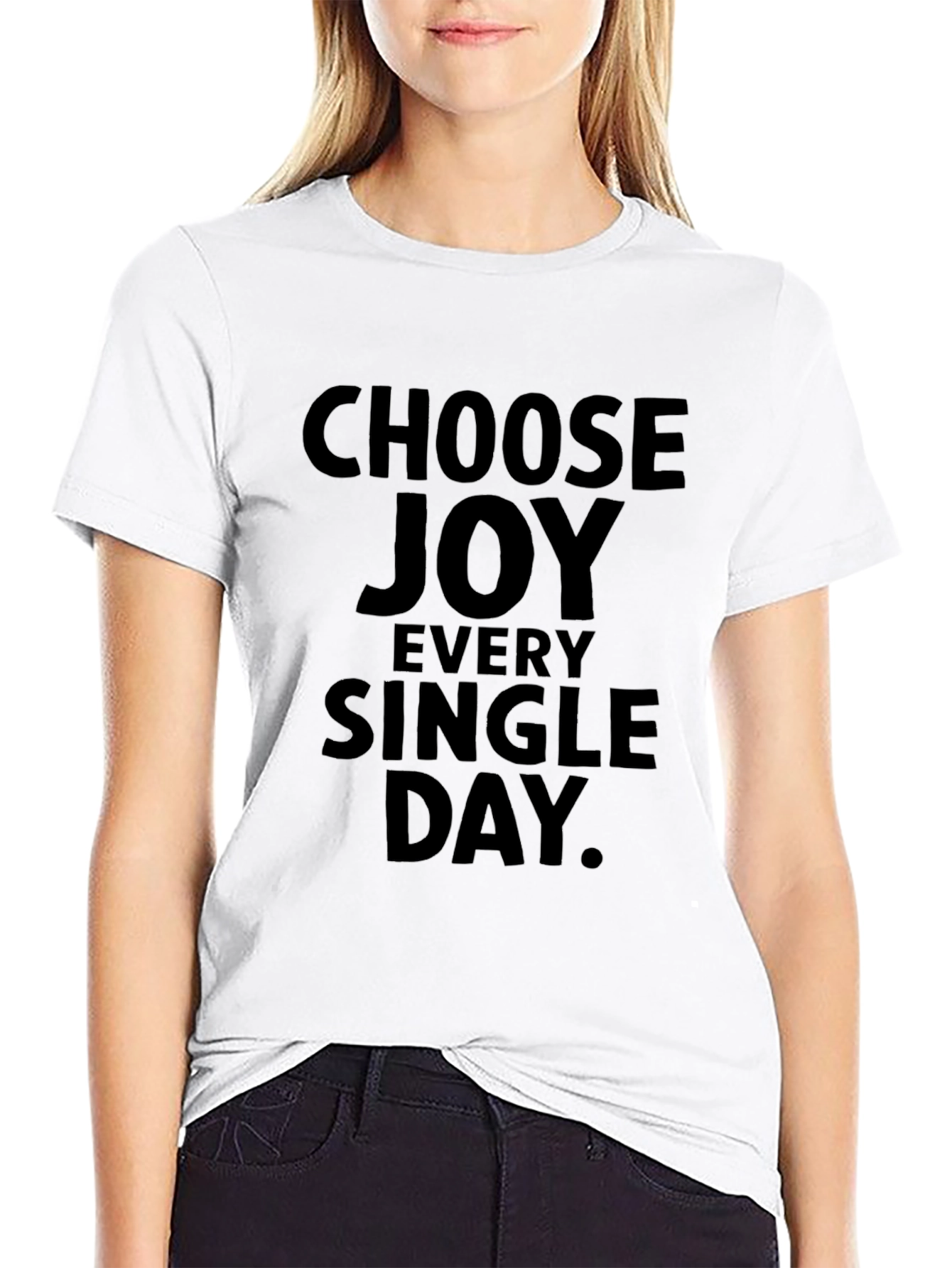 Choose Joy Everyday Black T-Shirt