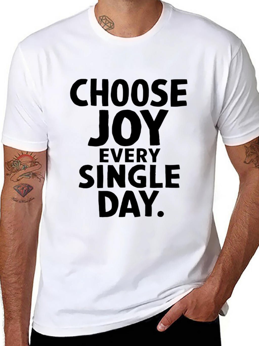 Choose Joy Everyday Black T-Shirt