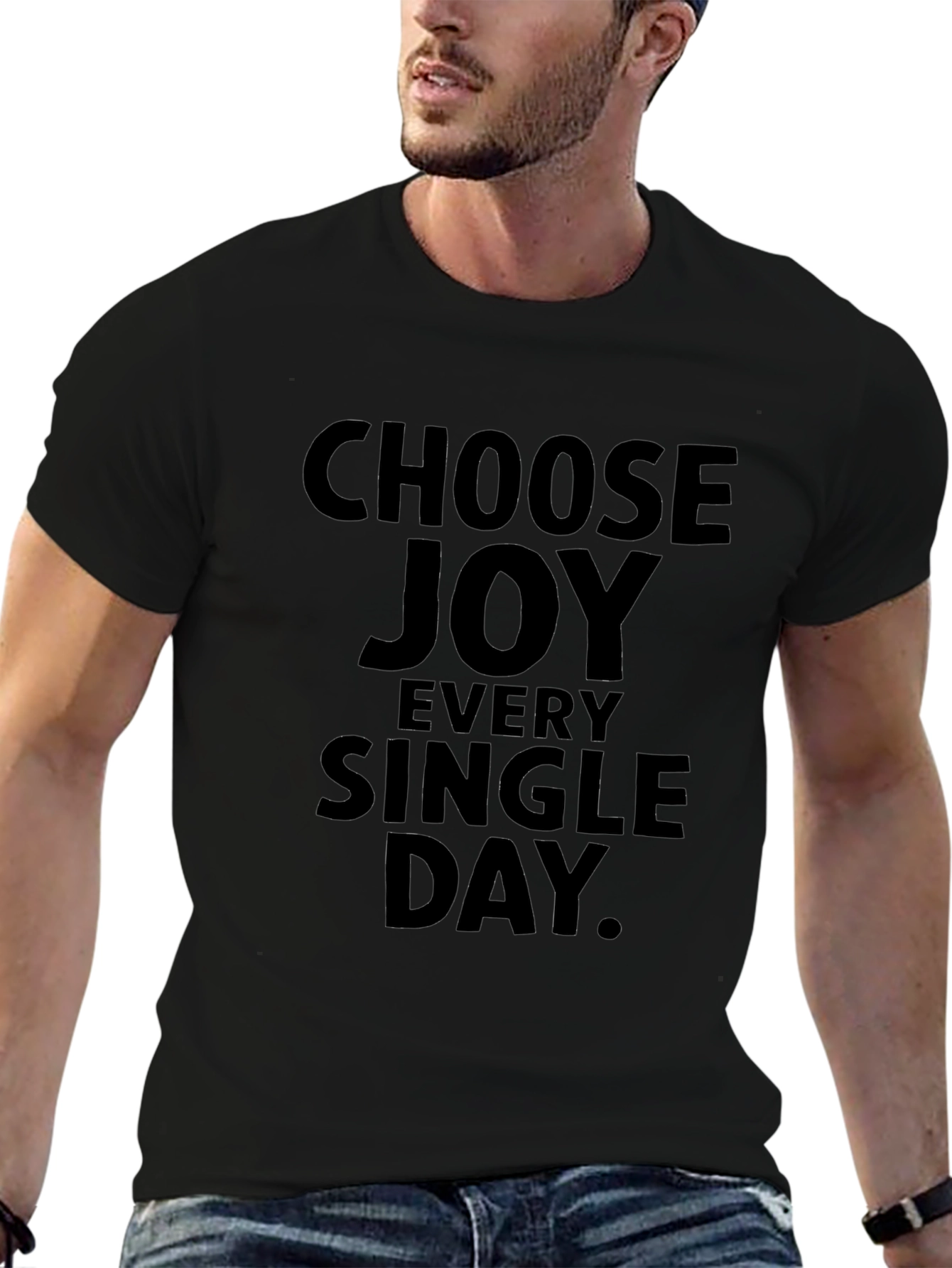 Choose Joy Everyday Black T-Shirt