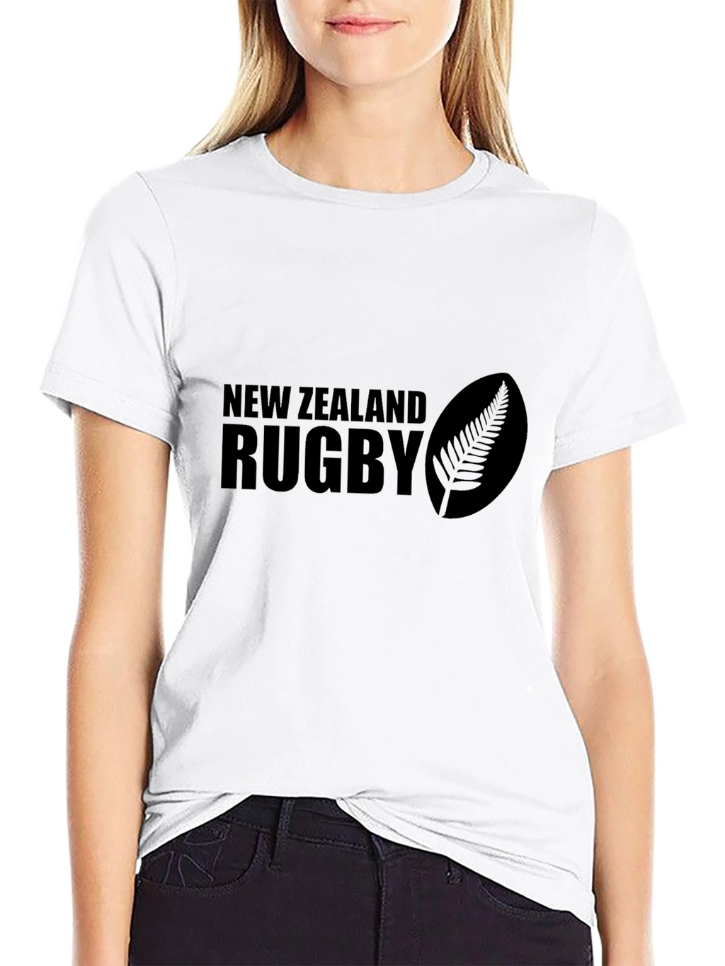New Zealand Rugby Graphic Black T-Shirt