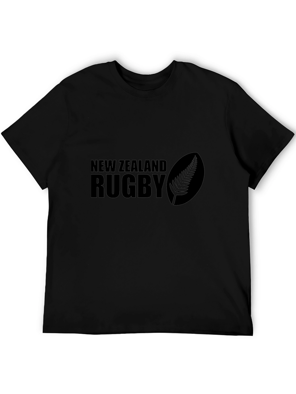 New Zealand Rugby Graphic Black T-Shirt