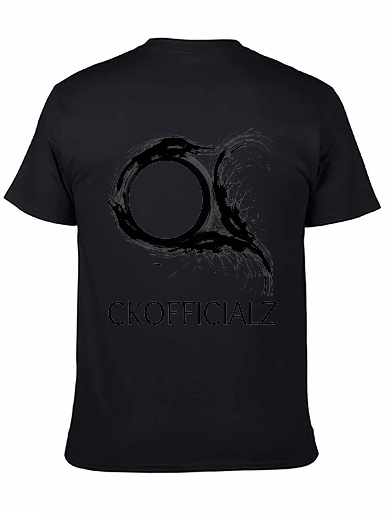 CKOfficialz Black Graphic Tee - Modern Style