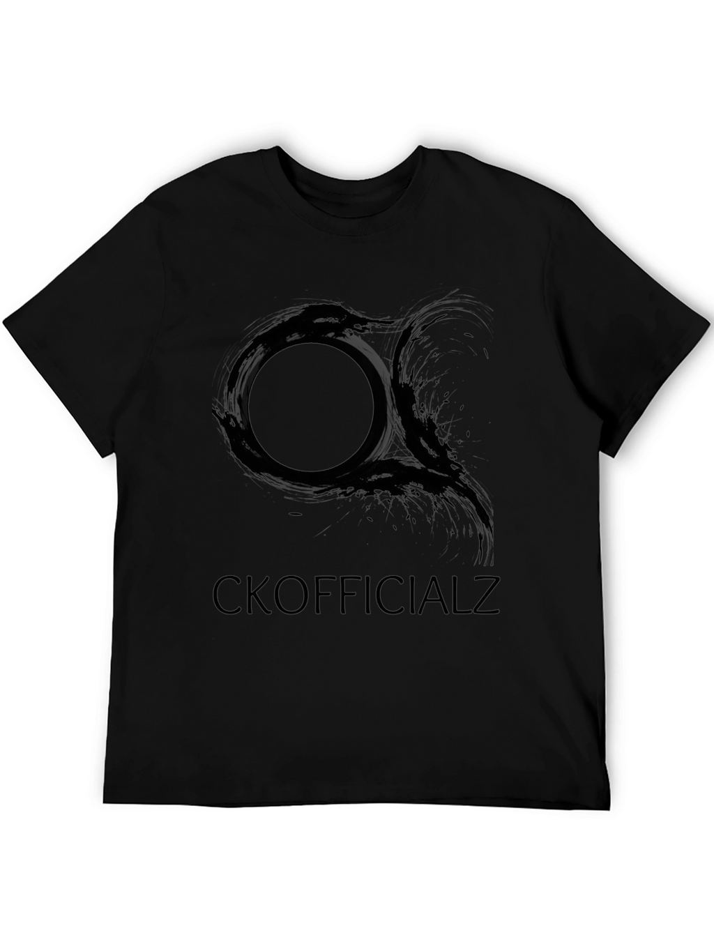 CKOfficialz Black Graphic Tee - Modern Style