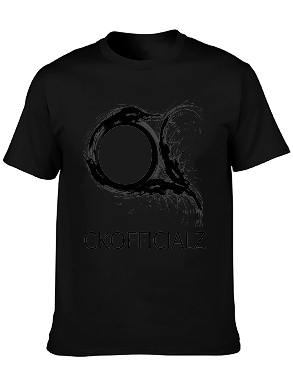 CKOfficialz Black Graphic Tee - Modern Style