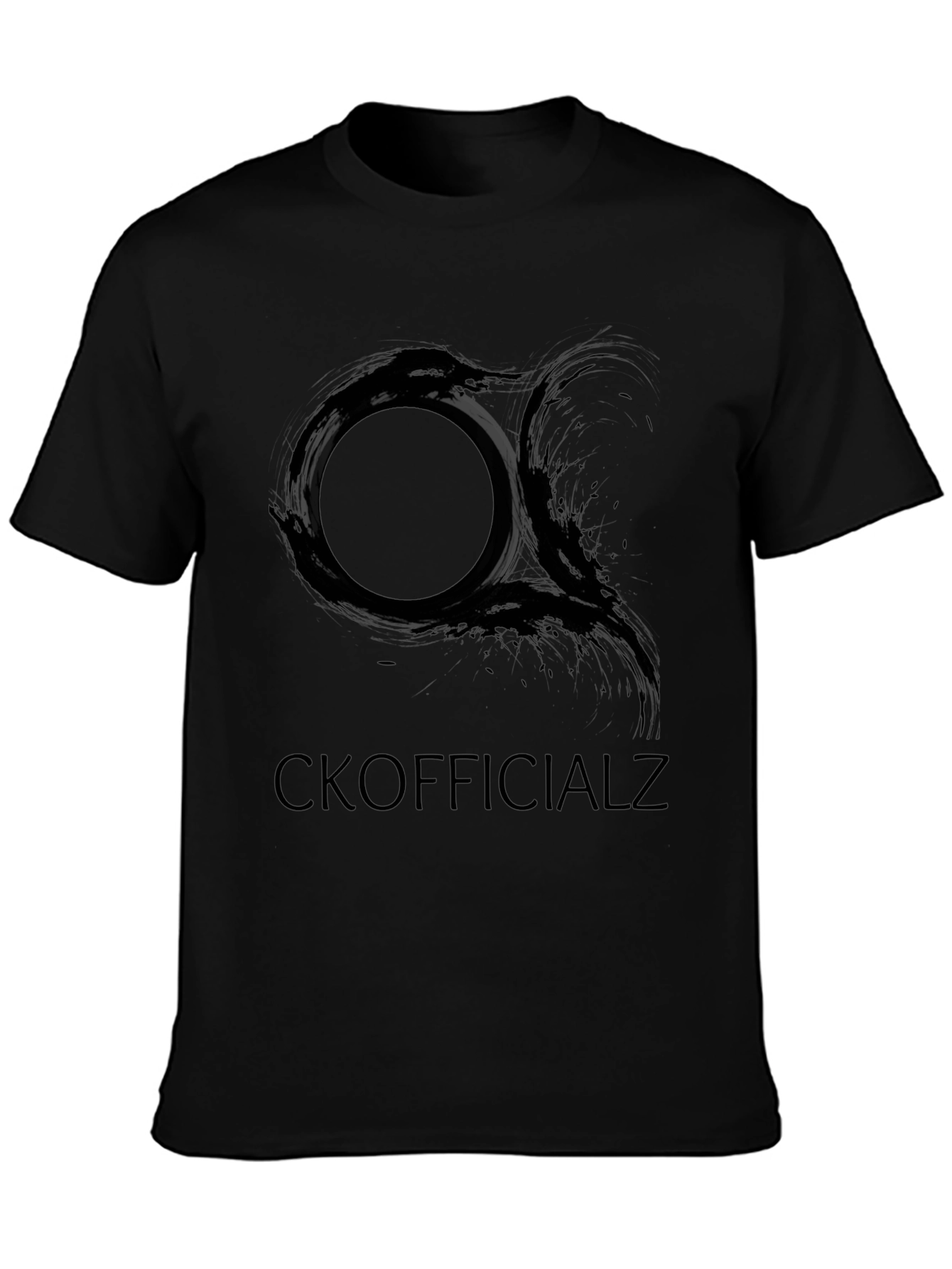 CKOfficialz Black Graphic Tee - Modern Style