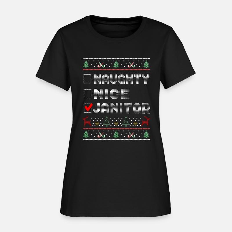 Naughty Nice Janitor, Matching Christmas Group