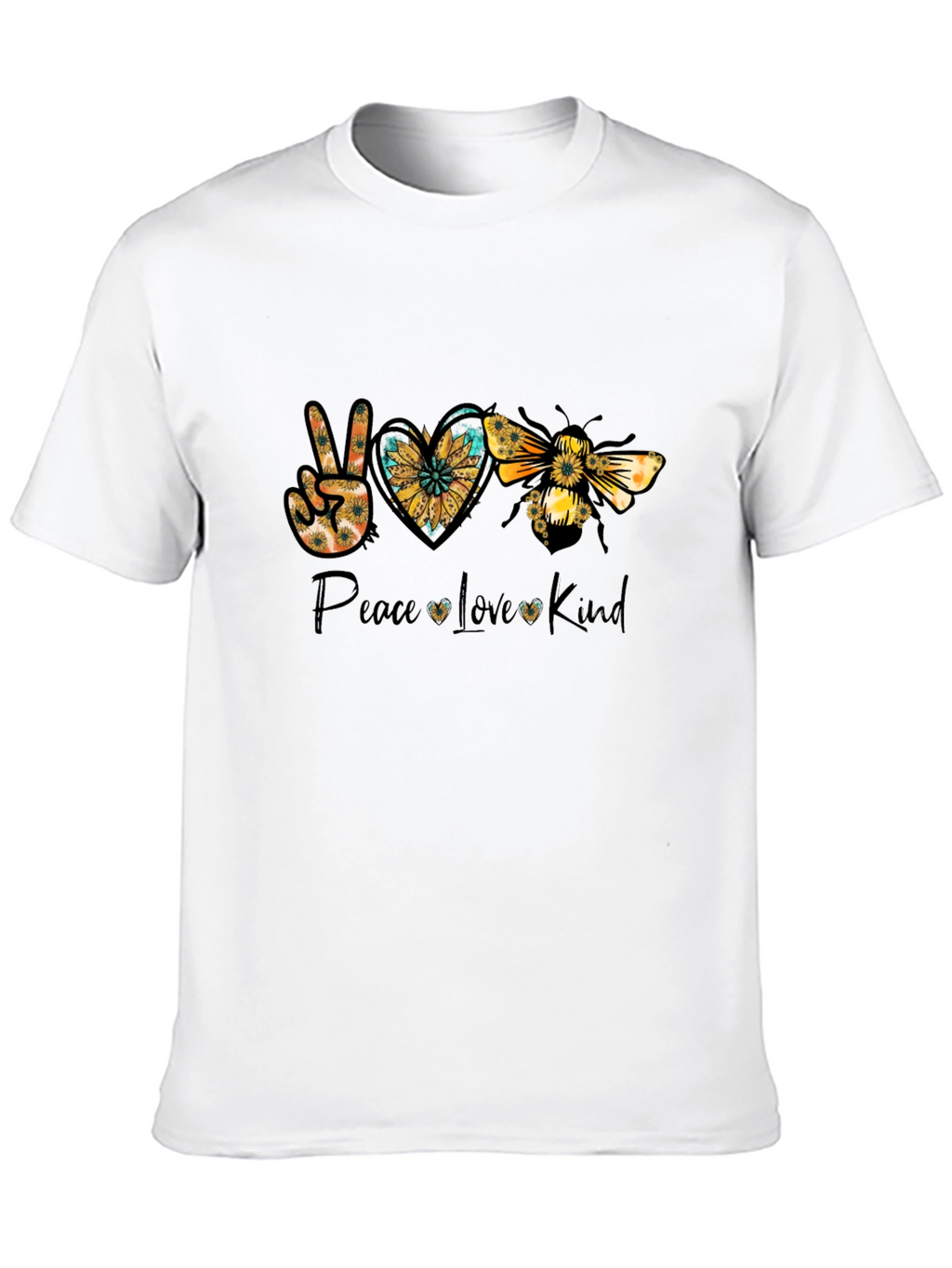Peace Love Kind Bee Graphic Tee