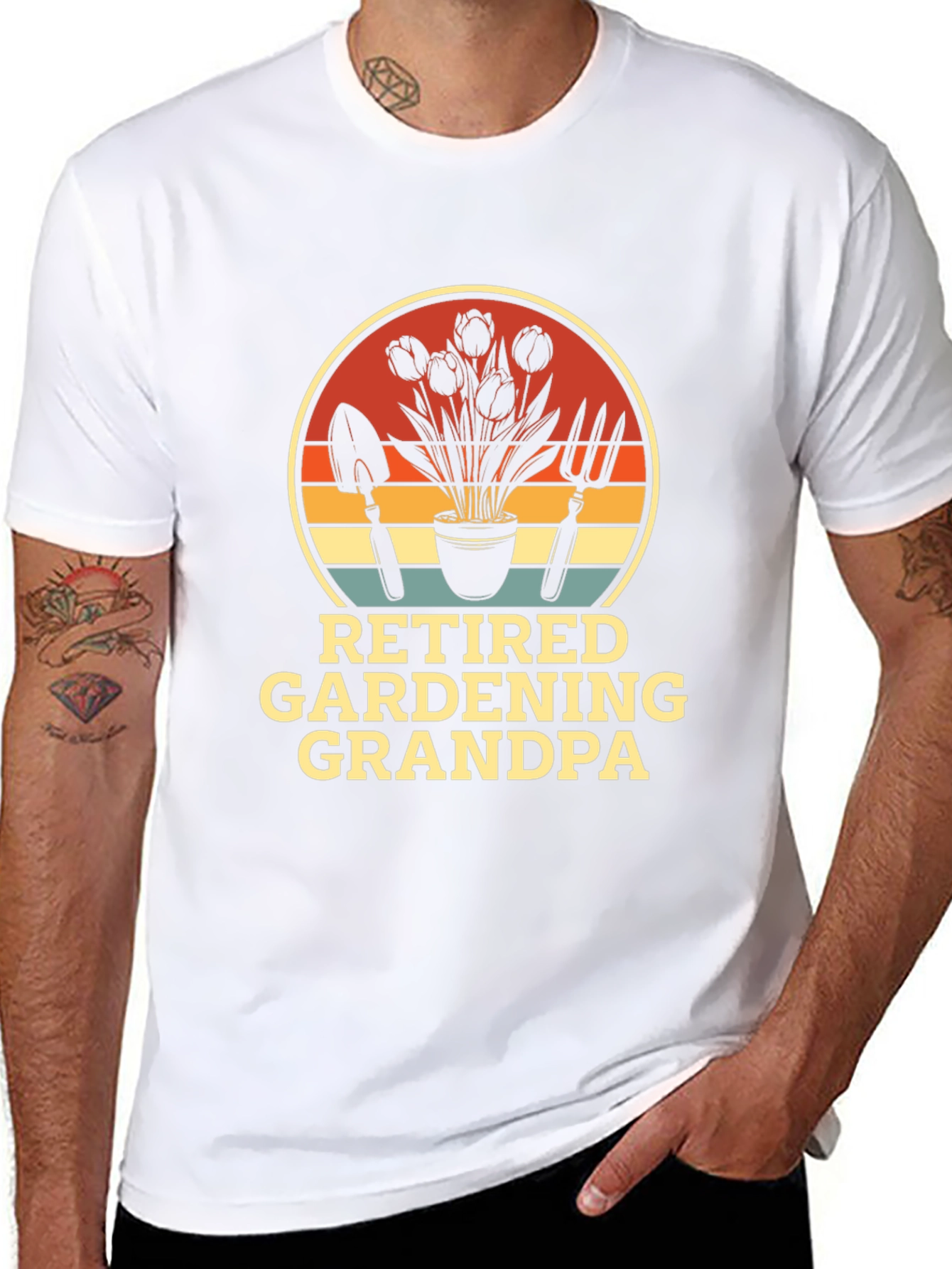 Retired Gardening Grandpa T-Shirt