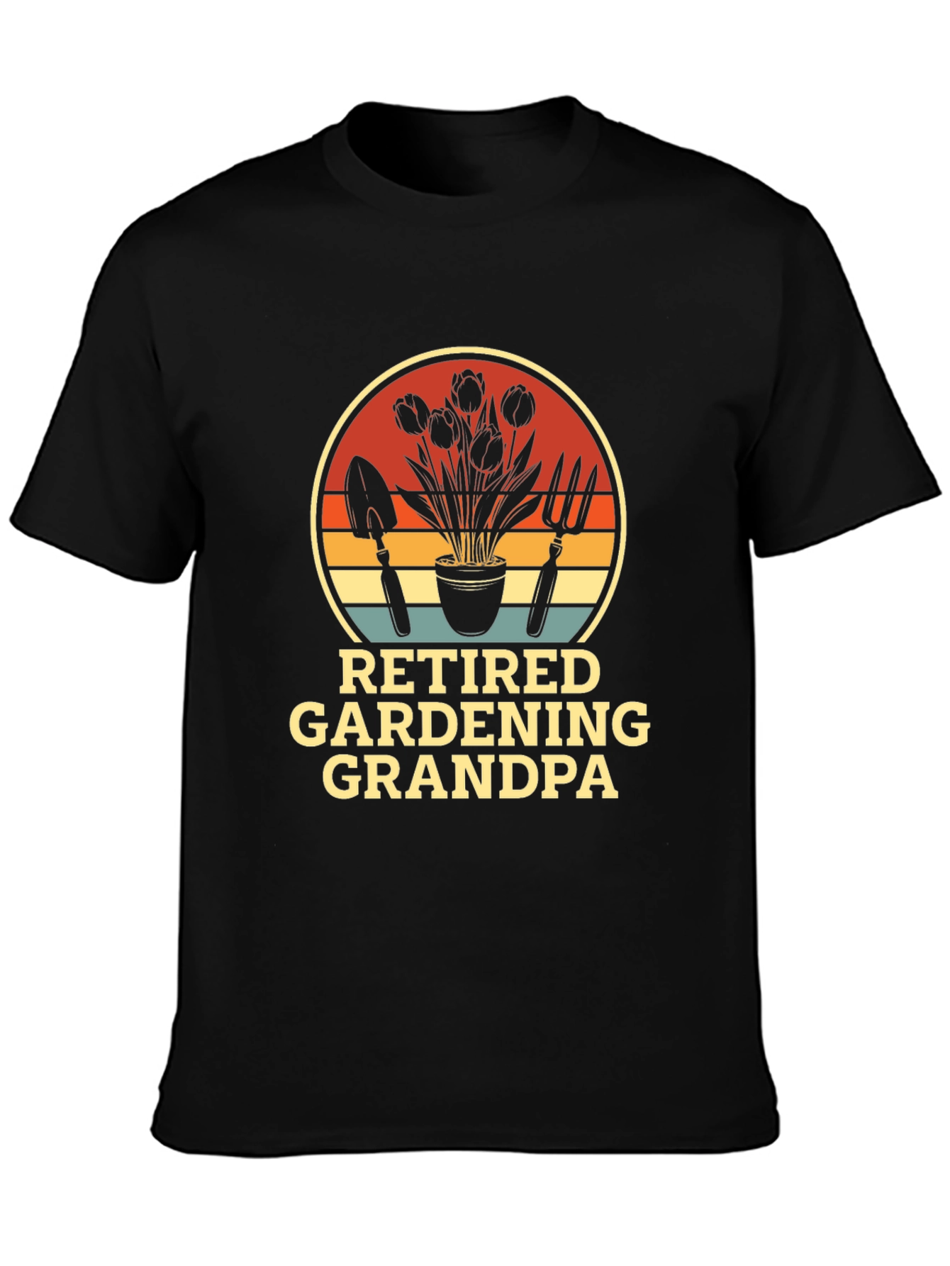 Retired Gardening Grandpa T-Shirt