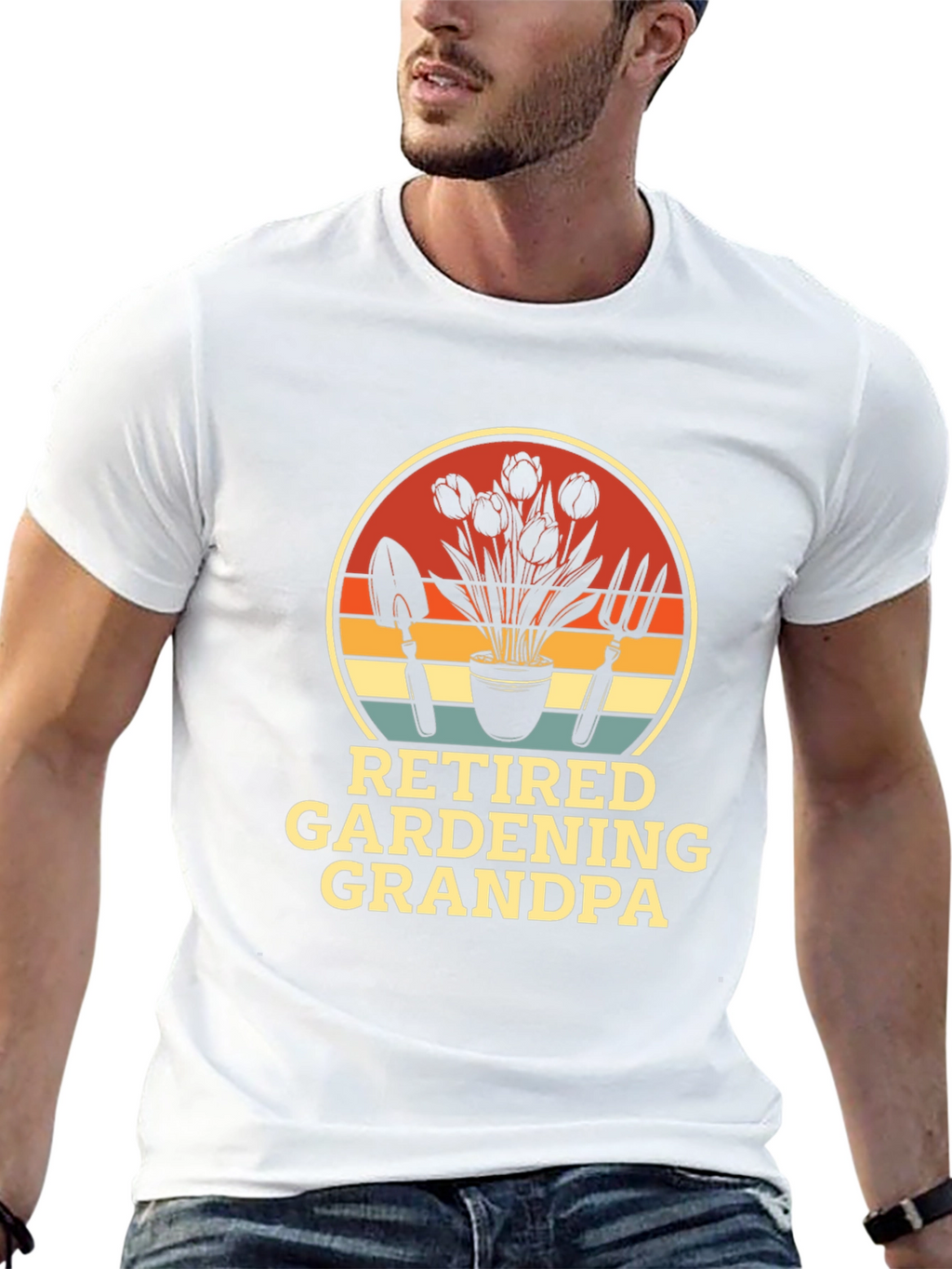 Retired Gardening Grandpa T-Shirt