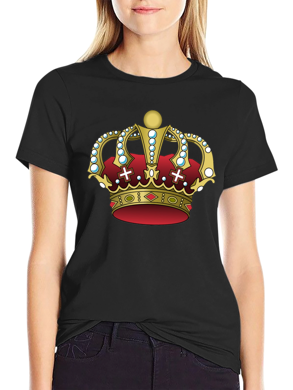 Royal Crown Graphic T-Shirt - Regal Style