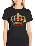 Royal Crown Graphic T-Shirt - Regal Style