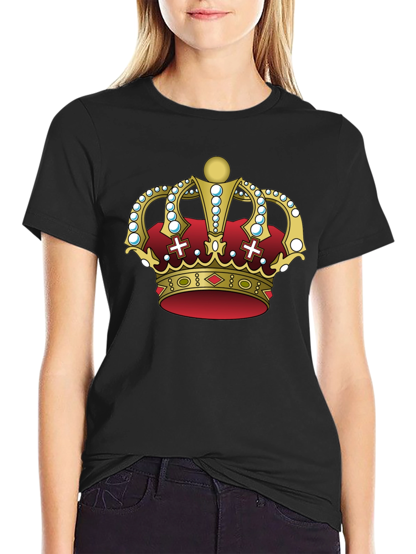 Royal Crown Graphic T-Shirt - Regal Style