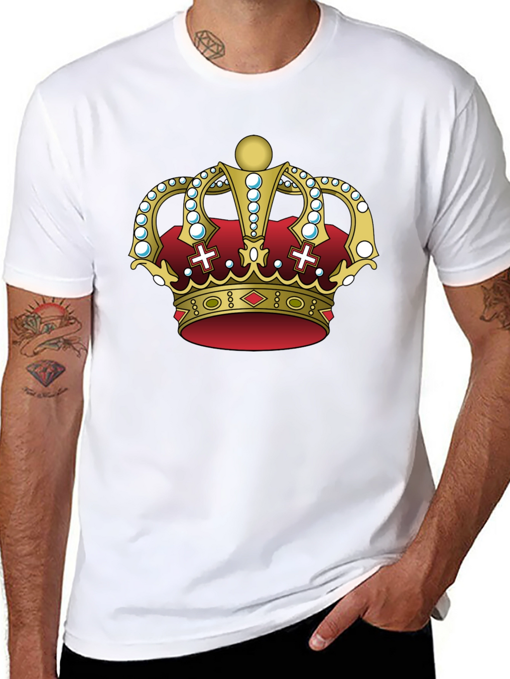 Royal Crown Graphic T-Shirt - Regal Style