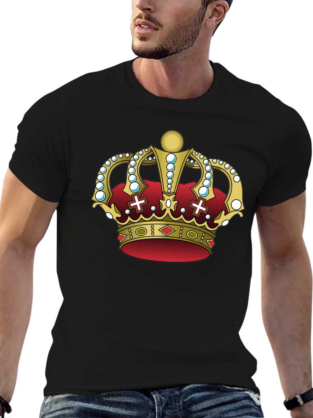Royal Crown Graphic T-Shirt - Regal Style
