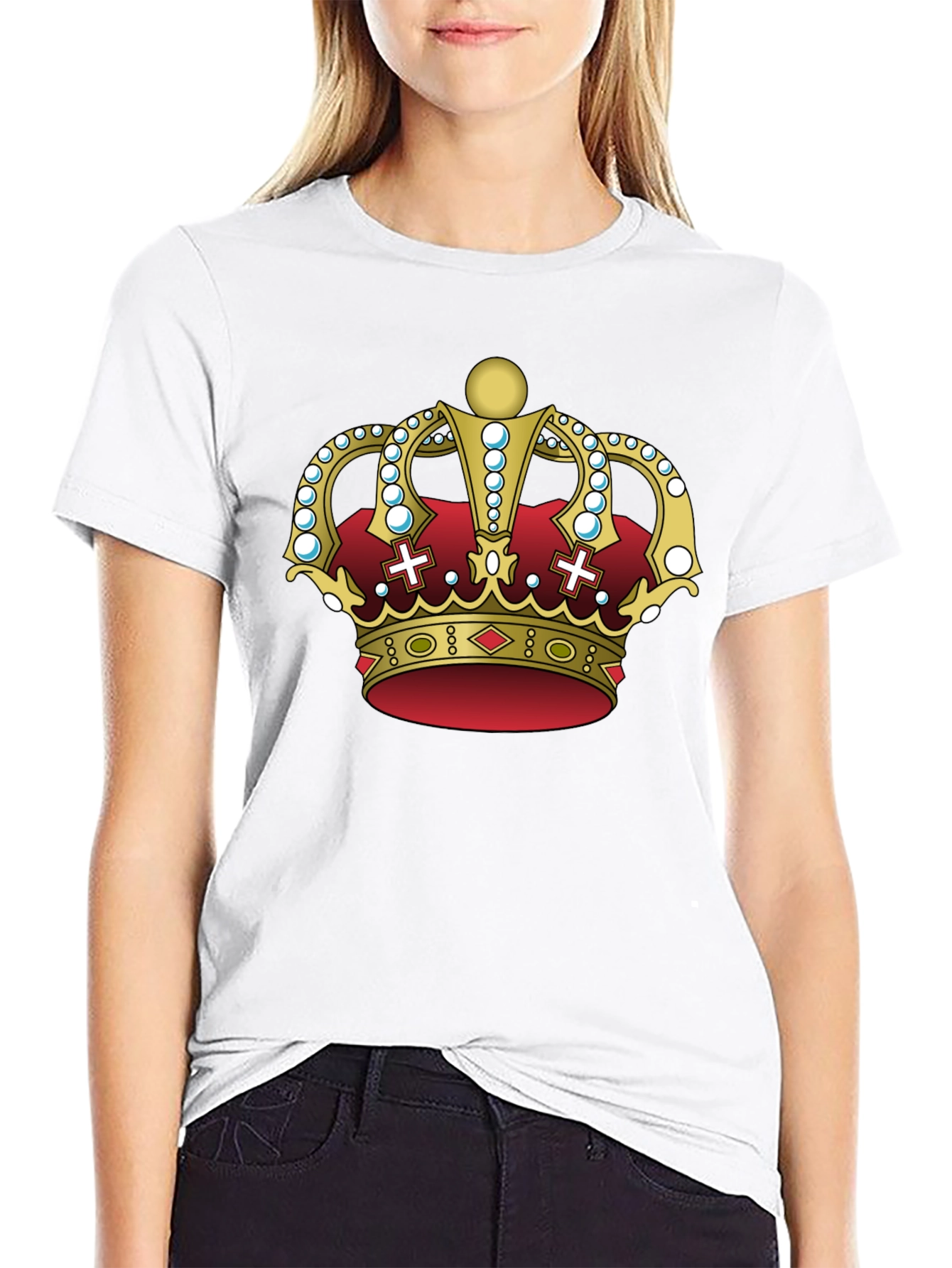 Royal Crown Graphic T-Shirt - Regal Style