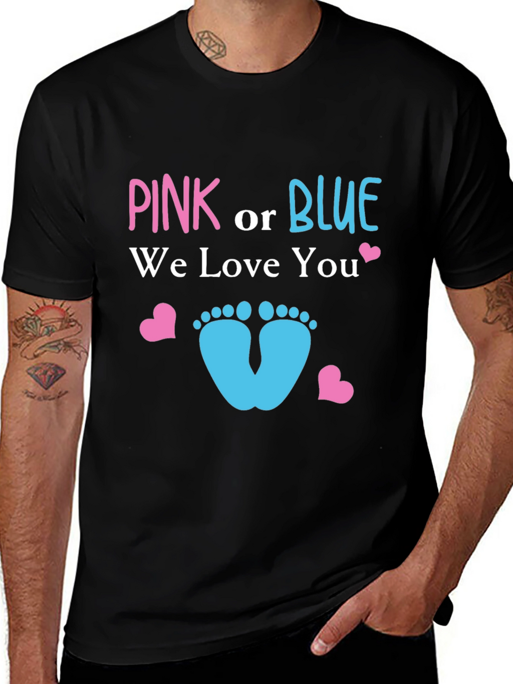Pink or Blue We Love You T-Shirt