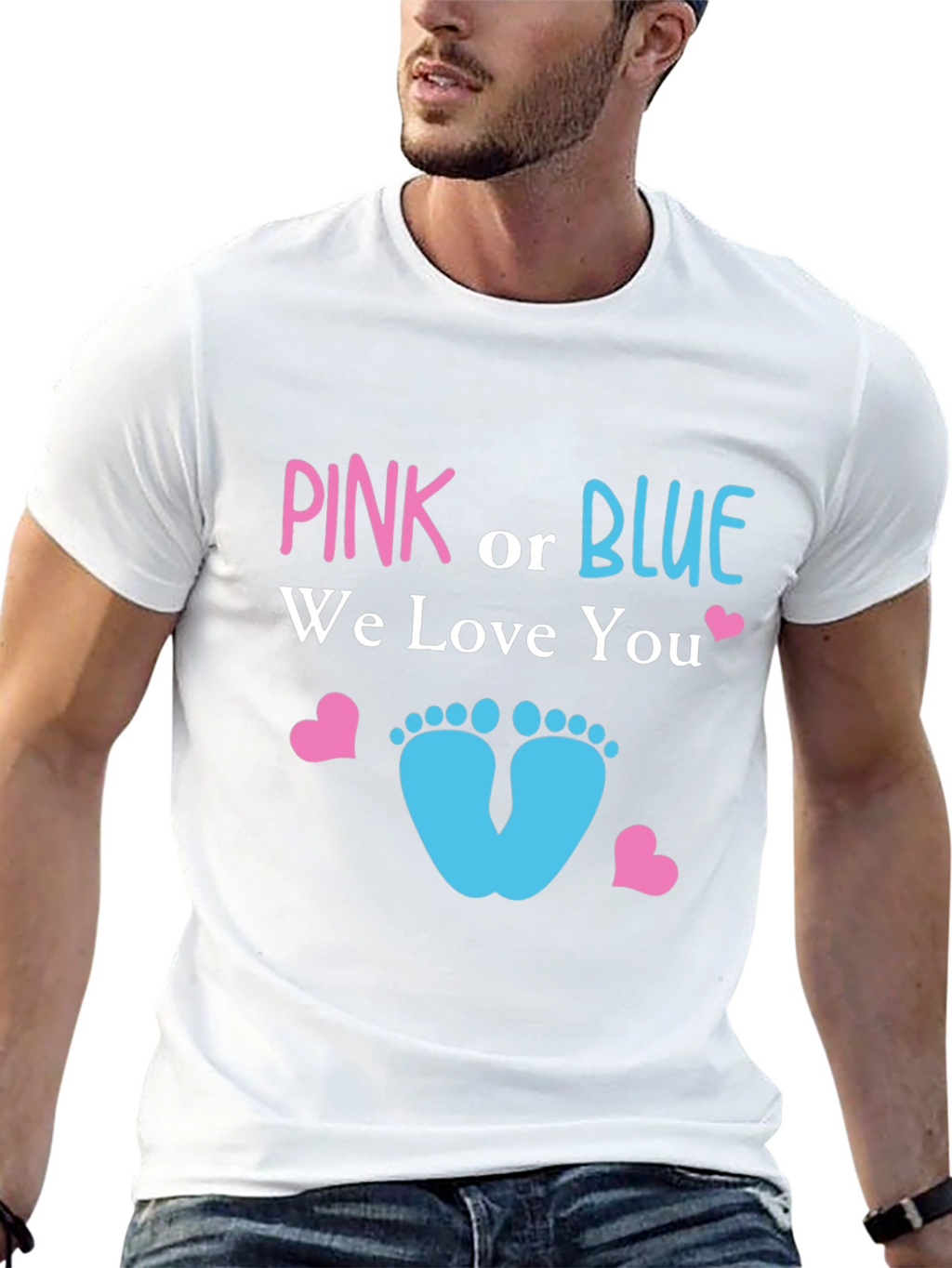 Pink or Blue We Love You T-Shirt