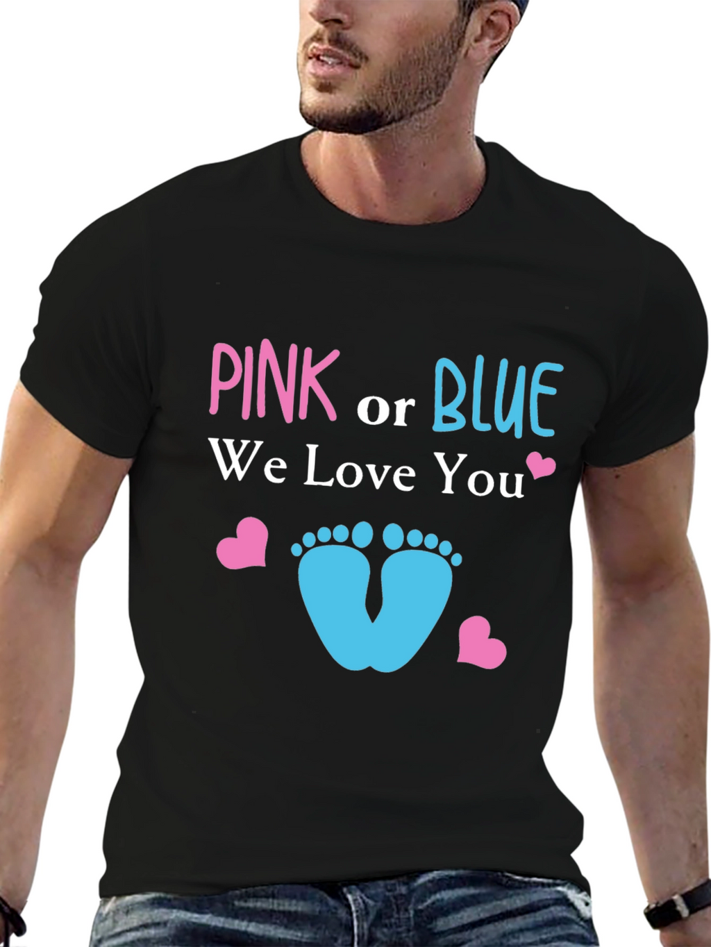 Pink or Blue We Love You T-Shirt