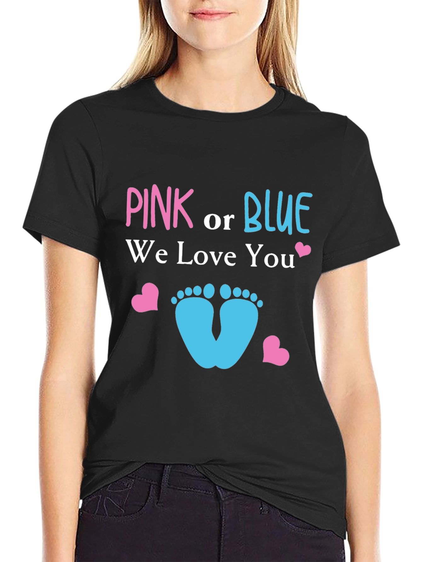Pink or Blue We Love You T-Shirt