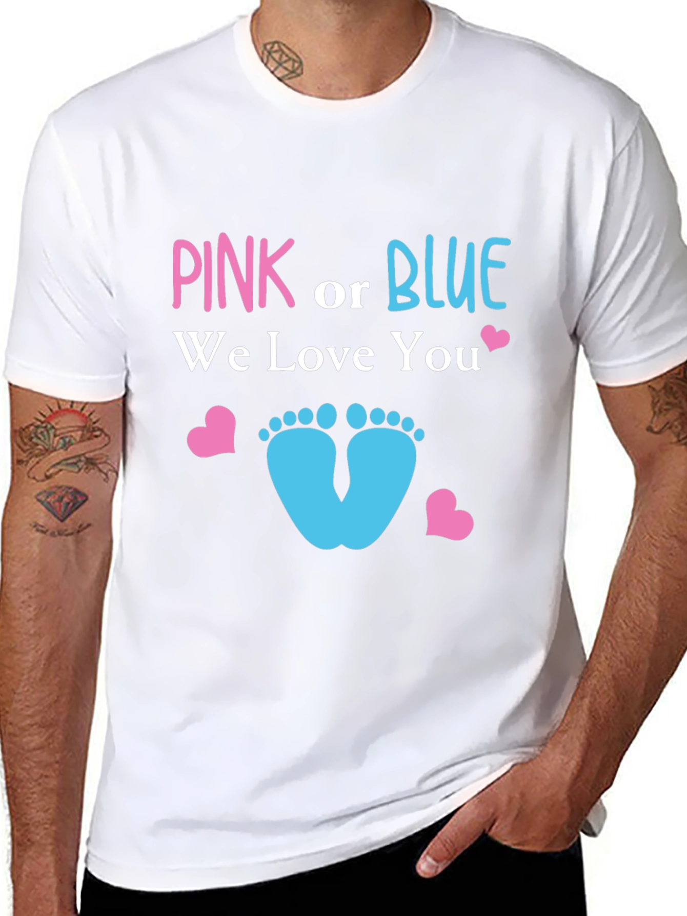 Pink or Blue We Love You T-Shirt