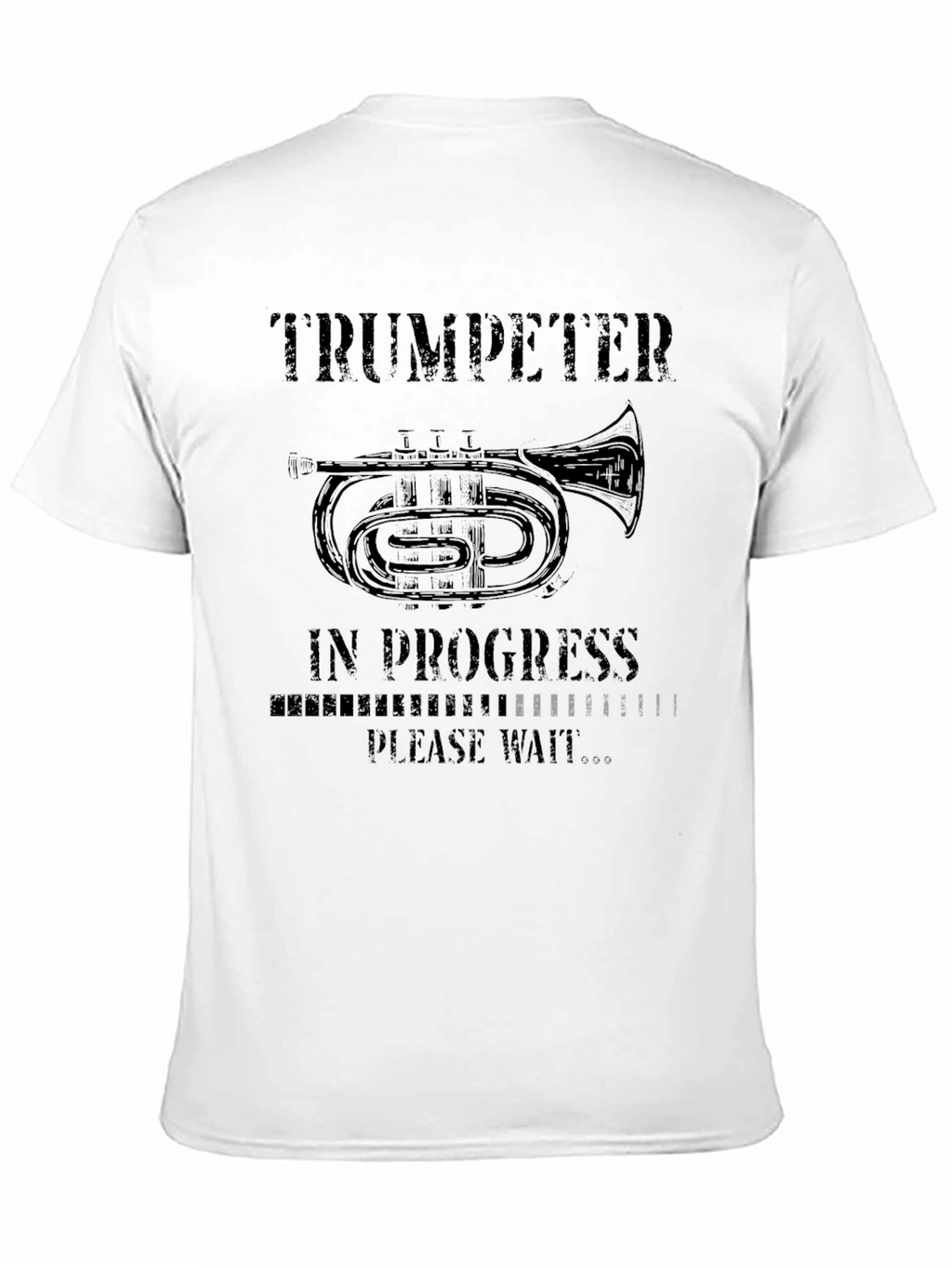Trumpeter in Progress Black T-Shirt