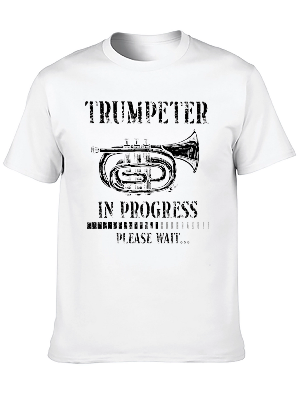 Trumpeter in Progress Black T-Shirt
